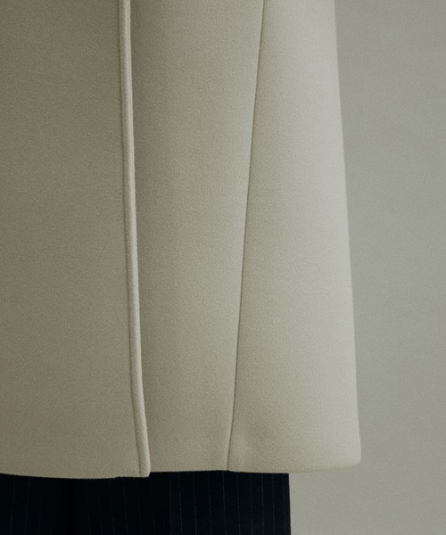 ADAM ET ROPE'(アダムエロペ)の「【サステナブル・WEB限定(一部店舗展開あり)】ボンディングダブルチェスターコート(チェスターコート・レディース・ライトグレー/ブラック/ブラウン系その他2・38/36)」の13枚目の写真