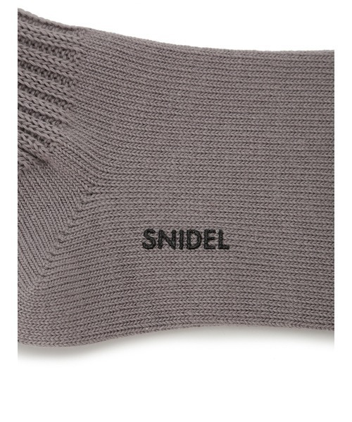 SNIDEL（スナイデル）の「ニーハイソックス（ソックス/靴下・レディース・グレー/モカ・FREE）」の4枚目の写真