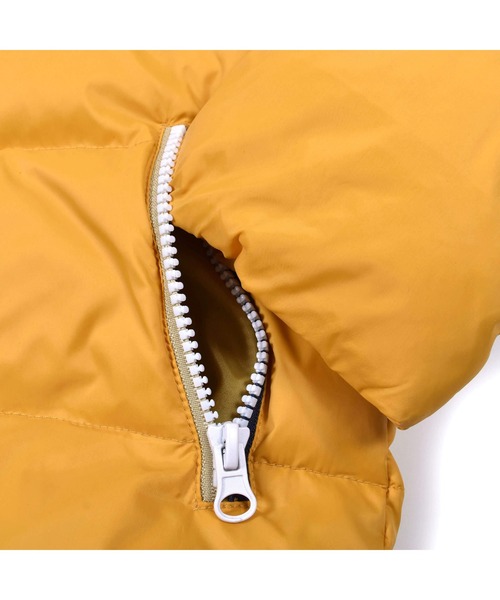 Noeil aime BeBe(ノイユエイムベベ)の「NoeilaimeBeBe/【撥水加工】タフタカラーファスナー配色ダウンコート(90~130cm)(ダウンジャケット/コート・キッズ・イエロー/グレー・100/130/120/110/90)」の16枚目の写真