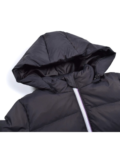 Noeil aime BeBe(ノイユエイムベベ)の「NoeilaimeBeBe/【撥水加工】タフタカラーファスナー配色ダウンコート(90~130cm)(ダウンジャケット/コート・キッズ・イエロー/グレー・100/130/120/110/90)」の9枚目の写真