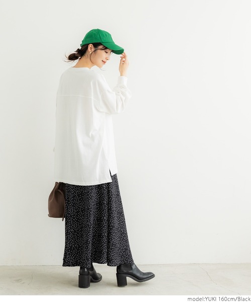 coca(coca)(コカ)の「ドットスカート(スカート・レディース・ブラック・ONE SIZE)」の5枚目の写真