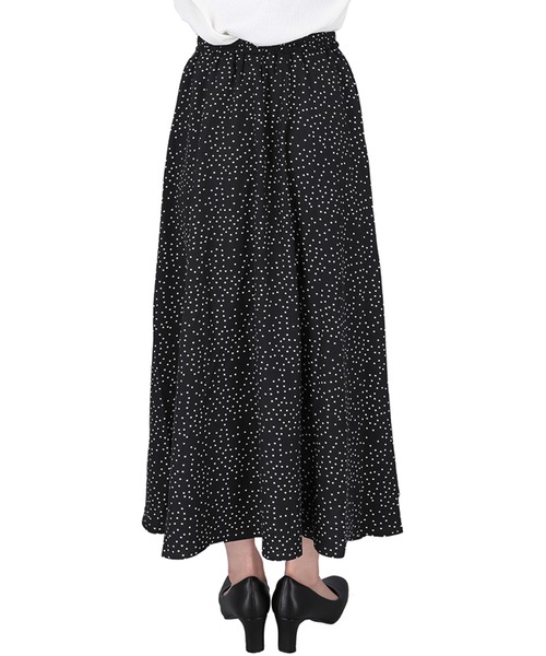 ドット　スカート ドット刺繍ギャザースカート｜Stola.（ストラ）公式通販サイト