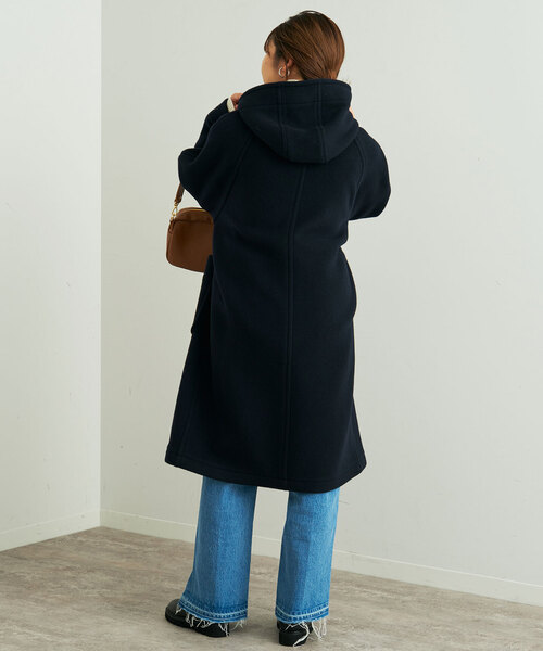 SLOBE IENA（スローブイエナ）の「ダッフルコート（ダッフルコート・レディース・ネイビー/サックスブルー・FREE）」の22枚目の写真