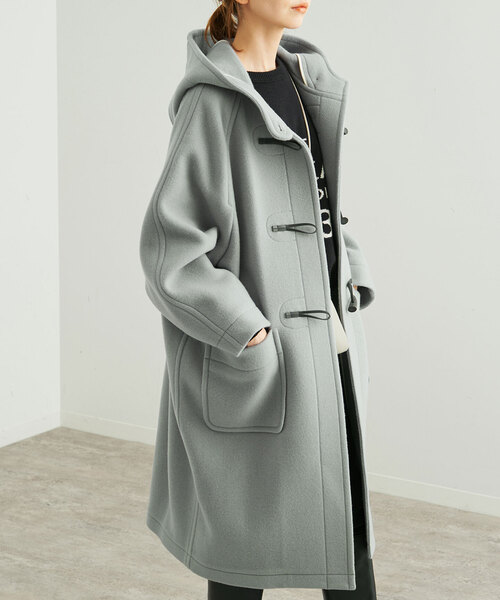 SLOBE IENA（スローブイエナ）の「ダッフルコート（ダッフルコート・レディース・ネイビー/サックスブルー・FREE）」の15枚目の写真