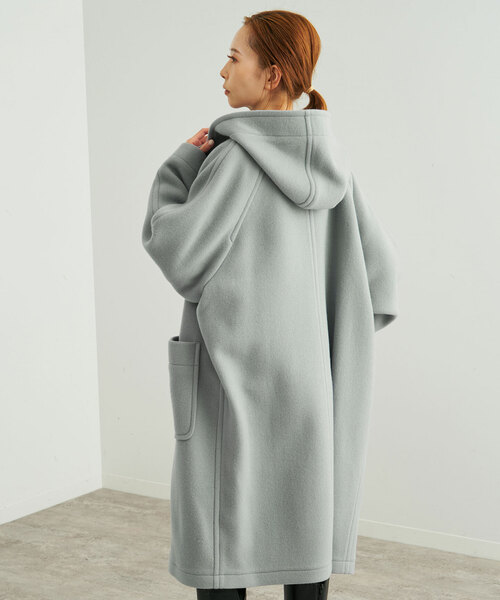 SLOBE IENA（スローブイエナ）の「ダッフルコート（ダッフルコート・レディース・ネイビー/サックスブルー・FREE）」の19枚目の写真