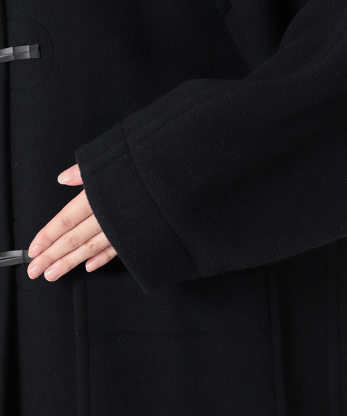 SLOBE IENA（スローブイエナ）の「ダッフルコート（ダッフルコート・レディース・ネイビー/サックスブルー・FREE）」の16枚目の写真