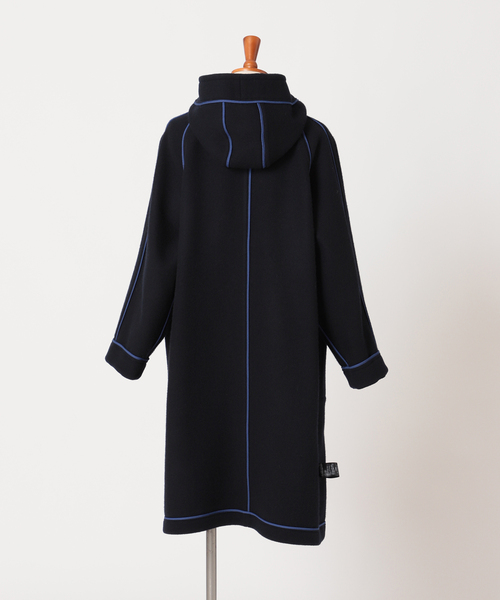 SLOBE IENA（スローブイエナ）の「ダッフルコート（ダッフルコート・レディース・ネイビー/サックスブルー・FREE）」の10枚目の写真