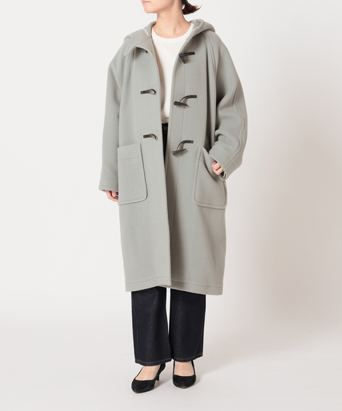 SLOBE IENA（スローブイエナ）の「ダッフルコート（ダッフルコート・レディース・ネイビー/サックスブルー・FREE）」の17枚目の写真