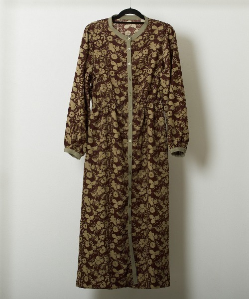 PAPAVER（パパヴェル）の「【papaver】花柄OP（ワンピース・レディース・ブラウン/アイボリー/ブラック/カーキ・MEDIUM）」の8枚目の写真