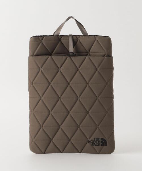 THE NORTH FACE（ザノースフェイス）の「【WEB限定】＜ THE NORTH FACE ＞ Geoface PC スリーブ 15インチ（ビジネスバッグ・レディース・ブラック/ベージュ・FREE）」の2枚目の写真