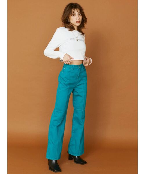 EVRIS（エヴリス）の「コンパクトプリントTシャツ（Tシャツ/カットソー・レディース・ホワイト/ブラック・FREE）」の16枚目の写真