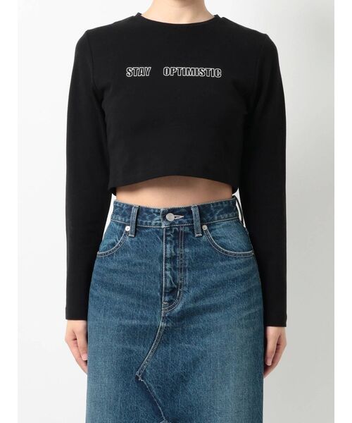 EVRIS（エヴリス）の「コンパクトプリントTシャツ（Tシャツ/カットソー・レディース・ホワイト/ブラック・FREE）」の17枚目の写真