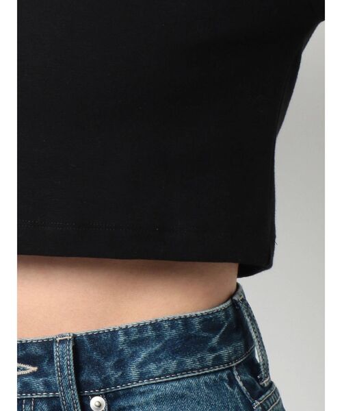 EVRIS（エヴリス）の「コンパクトプリントTシャツ（Tシャツ/カットソー・レディース・ホワイト/ブラック・FREE）」の8枚目の写真