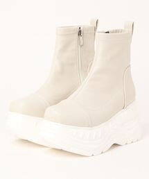 「YOSUKE/ヨースケ」厚底ストレッチショートブーツ
