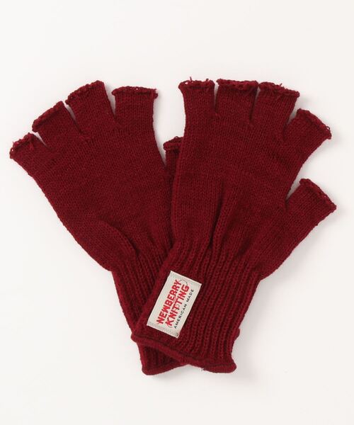NEWBERRY KNITTING(ニューベリーニッティング)の「Acrylic Fingerless Glove(手袋・レディース・チャコール/バーガンディー/ブラック/イエロー系その他/ホワイト/ピンク系その他/ダークネイビー/オレンジ系その他・M/L)」の7枚目の写真