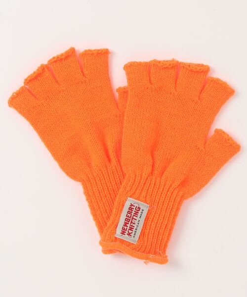 NEWBERRY KNITTING(ニューベリーニッティング)の「Acrylic Fingerless Glove(手袋・レディース・チャコール/バーガンディー/ブラック/イエロー系その他/ホワイト/ピンク系その他/ダークネイビー/オレンジ系その他・M/L)」の8枚目の写真