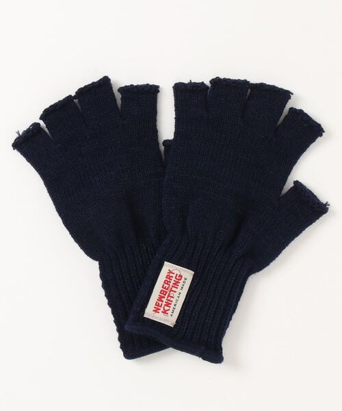 NEWBERRY KNITTING(ニューベリーニッティング)の「Acrylic Fingerless Glove(手袋・レディース・チャコール/バーガンディー/ブラック/イエロー系その他/ホワイト/ピンク系その他/ダークネイビー/オレンジ系その他・M/L)」の5枚目の写真