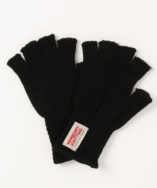NEWBERRY KNITTING(ニューベリーニッティング)の「Acrylic Fingerless Glove(手袋・レディース・チャコール/バーガンディー/ブラック/イエロー系その他/ホワイト/ピンク系その他/ダークネイビー/オレンジ系その他・M/L)」の3枚目の写真