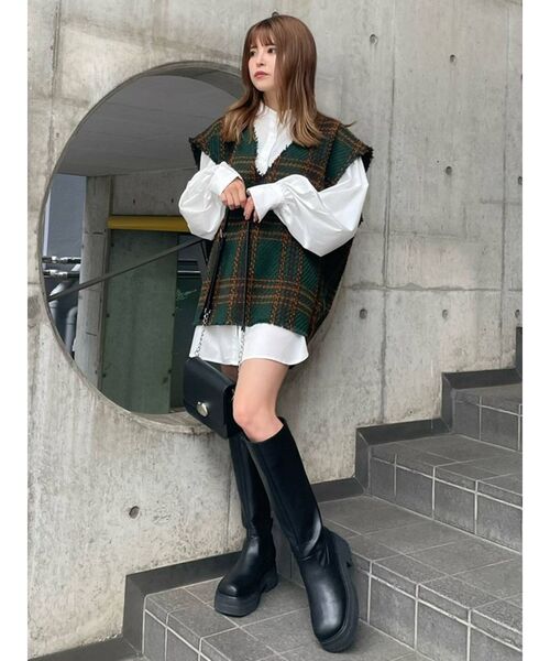 MURUA（ムルーア）の「エンジニアロングブーツ（ブーツ・レディース・ブラック・36/37/35）」の14枚目の写真