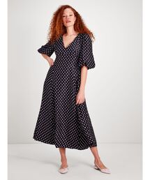 （K03735）ケイトスペード ニューヨーク クラウドドットドレス　ワンピース kate spade NEW YORK - ☆SALE☆【kate spade】クラウドドット