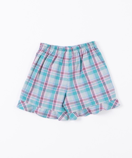 trois lapins kp(トロワラパンケーピー)の「先染めヘリンボーンチェック ラップキュロット(110~130)(その他パンツ・キッズ・グリーン・110cm/120cm/130cm)」の9枚目の写真