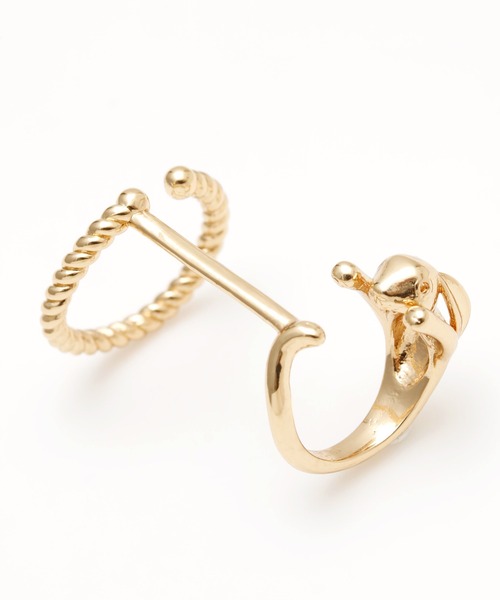 カヤ(カヤ)の「【カヤ】吉祥 兎イヤーカフ(イヤーカフ・レディース・シルバー/ゴールド・FREE)」の1枚目の写真