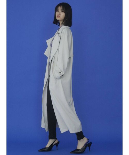 EMODA（エモダ）の「スーパーマキシトレンチコート（トレンチコート・レディース・ベージュ/グリーン/アイボリー・FREE）」の19枚目の写真