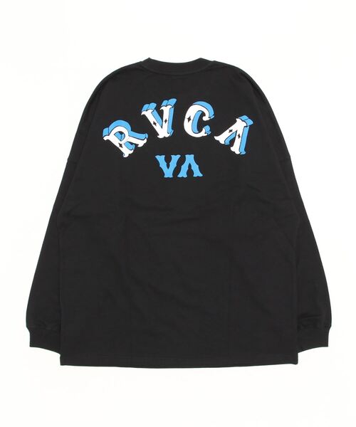 RVCA(ルーカ)の「【ムラサキスポーツ別注】RVCA/ルーカ オーバーサイズロンT バックプリントTシャツ/クルーネック ロングスリーブTee BD041-058(Tシャツ/カットソー・メンズ・ホワイト/ブラック/カーキ・M/L/XL)」の4枚目の写真