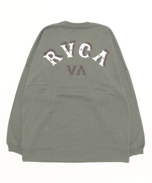 RVCA(ルーカ)の「【ムラサキスポーツ別注】RVCA/ルーカ オーバーサイズロンT バックプリントTシャツ/クルーネック ロングスリーブTee BD041-058(Tシャツ/カットソー・メンズ・ホワイト/ブラック/カーキ・M/L/XL)」の6枚目の写真