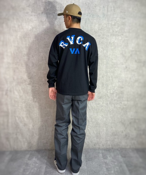 RVCA(ルーカ)の「【ムラサキスポーツ別注】RVCA/ルーカ オーバーサイズロンT バックプリントTシャツ/クルーネック ロングスリーブTee BD041-058(Tシャツ/カットソー・メンズ・ホワイト/ブラック/カーキ・M/L/XL)」の18枚目の写真