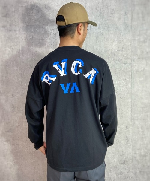 RVCA(ルーカ)の「【ムラサキスポーツ別注】RVCA/ルーカ オーバーサイズロンT バックプリントTシャツ/クルーネック ロングスリーブTee BD041-058(Tシャツ/カットソー・メンズ・ホワイト/ブラック/カーキ・M/L/XL)」の16枚目の写真