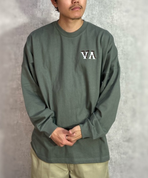 RVCA(ルーカ)の「【ムラサキスポーツ別注】RVCA/ルーカ オーバーサイズロンT バックプリントTシャツ/クルーネック ロングスリーブTee BD041-058(Tシャツ/カットソー・メンズ・ホワイト/ブラック/カーキ・M/L/XL)」の20枚目の写真