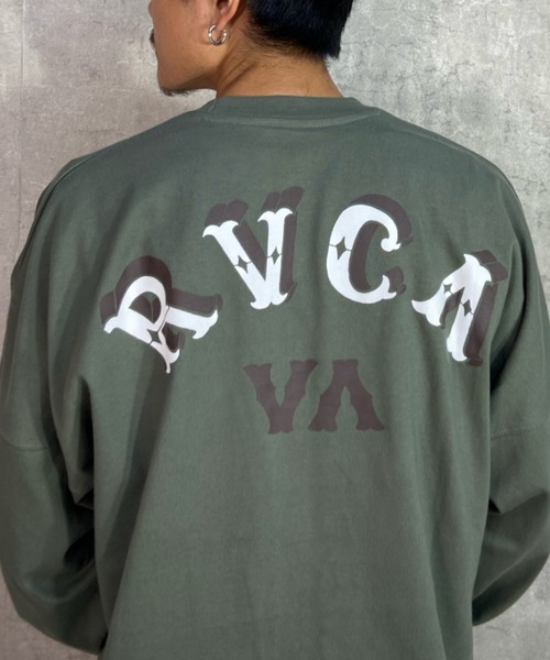 RVCA(ルーカ)の「【ムラサキスポーツ別注】RVCA/ルーカ オーバーサイズロンT バックプリントTシャツ/クルーネック ロングスリーブTee BD041-058(Tシャツ/カットソー・メンズ・ホワイト/ブラック/カーキ・M/L/XL)」の22枚目の写真