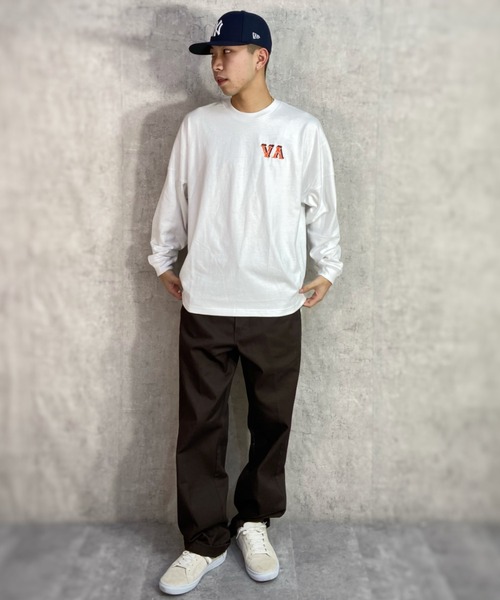 RVCA(ルーカ)の「【ムラサキスポーツ別注】RVCA/ルーカ オーバーサイズロンT バックプリントTシャツ/クルーネック ロングスリーブTee BD041-058(Tシャツ/カットソー・メンズ・ホワイト/ブラック/カーキ・M/L/XL)」の12枚目の写真