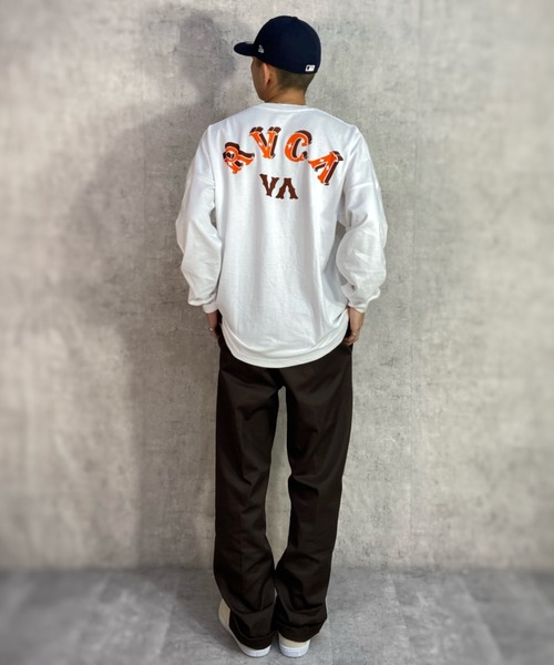 RVCA(ルーカ)の「【ムラサキスポーツ別注】RVCA/ルーカ オーバーサイズロンT バックプリントTシャツ/クルーネック ロングスリーブTee BD041-058(Tシャツ/カットソー・メンズ・ホワイト/ブラック/カーキ・M/L/XL)」の13枚目の写真