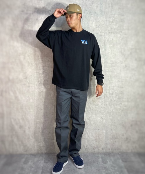 RVCA(ルーカ)の「【ムラサキスポーツ別注】RVCA/ルーカ オーバーサイズロンT バックプリントTシャツ/クルーネック ロングスリーブTee BD041-058(Tシャツ/カットソー・メンズ・ホワイト/ブラック/カーキ・M/L/XL)」の17枚目の写真
