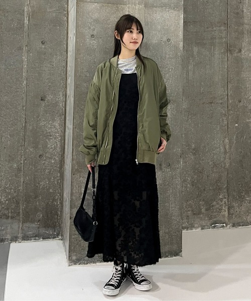 EPIMI E'PIMMY（エピミエピミー）の「ジャガードマーメイドキャミワンピ（ワンピース・レディース・アイボリー/ブラック・MEDIUM）」の16枚目の写真