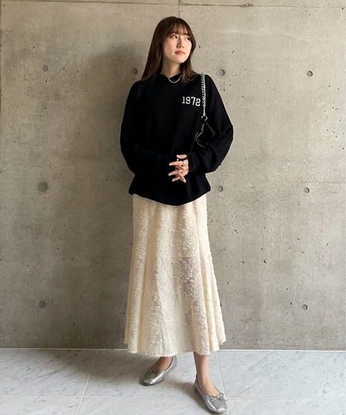 EPIMI E'PIMMY（エピミエピミー）の「ジャガードマーメイドキャミワンピ（ワンピース・レディース・アイボリー/ブラック・MEDIUM）」の20枚目の写真