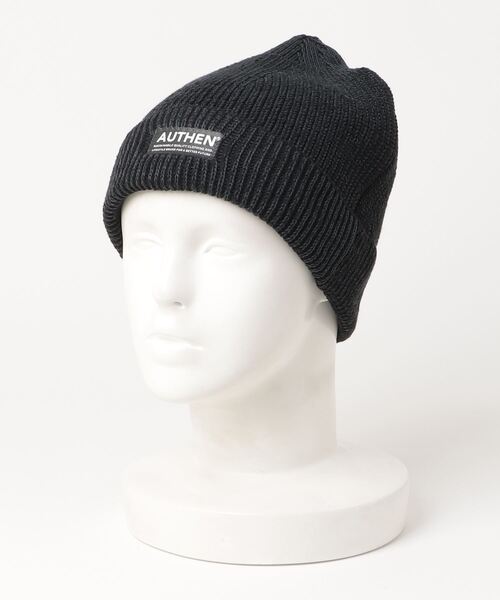 AUTHEN(オーセン)の「【AUTHEN】オーセン/サーキュラーニットキャップ(ニットキャップ/ビーニー・レディース・ホワイト/ブラック・FREE)」の2枚目の写真