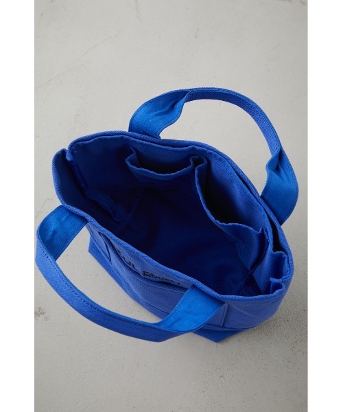 AZUL by moussy（アズールバイマウジー）の「AZUL CANVAS PARTITION MINI BAG/AZULキャンバスパーティションミニバッグ（ハンドバッグ・メンズ・カーキ/ブルー/ホワイト系その他/ブラック・FREE）」の9枚目の写真