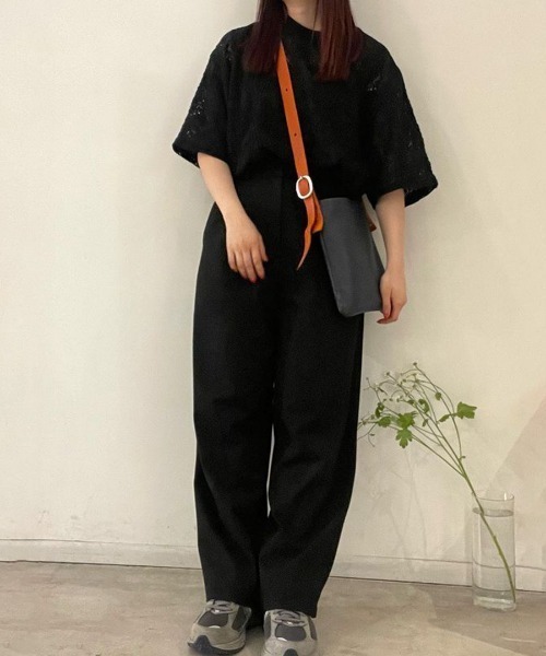 NOMINE（ノミネ）の「レースTシャツ（Tシャツ/カットソー・レディース・ホワイト/チャコールグレー/ブラック/ホワイト系その他/グレー系その他/ブラック系その他/クリーム・フリー）」の20枚目の写真