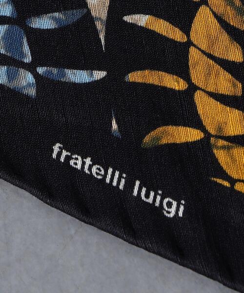 Fratelli Luigi（フラテッリルイージ）の「＜Fratelli Luigi＞ アフリカン バティック プリント ストール １（ストール/ショール・メンズ・ブラウン/ライトブルー・FREE）」の5枚目の写真