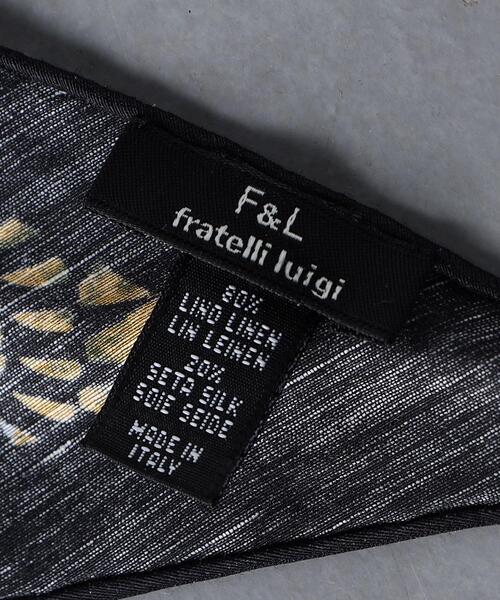 Fratelli Luigi（フラテッリルイージ）の「＜Fratelli Luigi＞ アフリカン バティック プリント ストール １（ストール/ショール・メンズ・ブラウン/ライトブルー・FREE）」の6枚目の写真