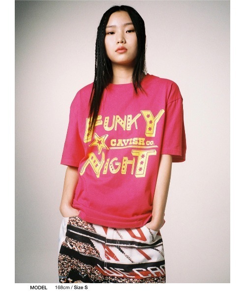 [CAVISH] AUTHENTIC SS JERSEY ★大人気★ A'GEM/9 × .kom『CAVISH/カビシ』FUNKY NIGHT SS ティーシャツ