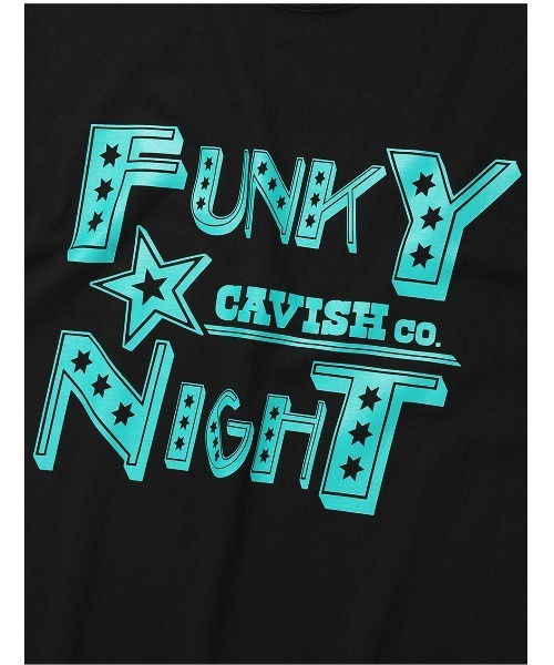 Cavish（カビシ）の「A'GEM/9 × .kom『CAVISH/カビシ』FUNKY NIGHT SS ティーシャツ/ファンキーナイド Tシャツ 半袖 カットソー（Tシャツ/カットソー・メンズ・ピンク/ブラック・M/L）」の8枚目の写真