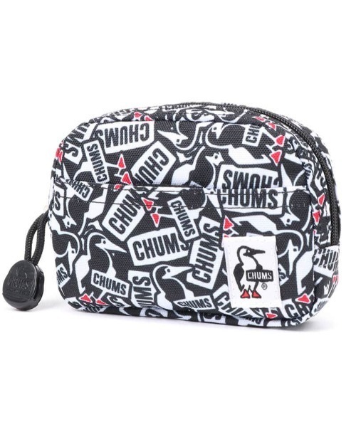 CHUMS（チャムス）の「CHUMS/チャムス ポーチ Recycle Dual Soft Case リサイクルデュアルソフトケース CH60-3567（ポーチ・メンズ・ブルー/レッド/ブラック/ホワイト/ネイビー/ブラウン/ブラック×ホワイト/グレイッシュベージュ/グリーン系その他/カラフル/ホワイト系その他/ライトブルー/ブラック系その他・FREE）」の5枚目の写真