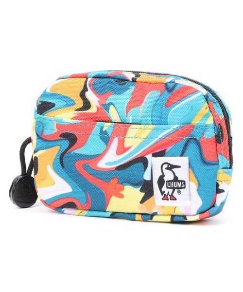 CHUMS（チャムス）の「CHUMS/チャムス ポーチ Recycle Dual Soft Case リサイクルデュアルソフトケース CH60-3567（ポーチ・メンズ・ブルー/レッド/ブラック/ホワイト/ネイビー/ブラウン/ブラック×ホワイト/グレイッシュベージュ/グリーン系その他/カラフル/ホワイト系その他/ライトブルー/ブラック系その他・FREE）」の13枚目の写真