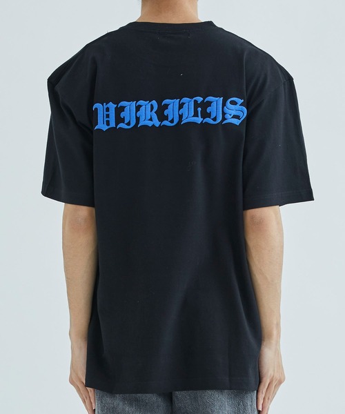 TOGA VIRILIS（トーガ ビリリース）の「Print T-shirt（Tシャツ/カットソー・メンズ・ホワイト/ブラック/ネイビー・46/48）」の19枚目の写真