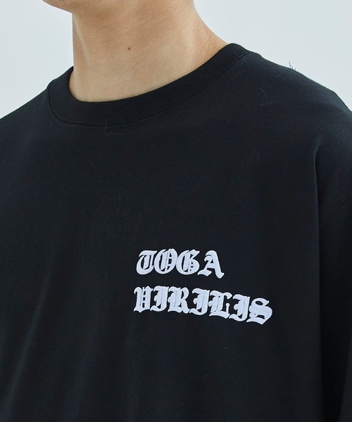 TOGA VIRILIS（トーガ ビリリース）の「Print T-shirt（Tシャツ/カットソー・メンズ・ホワイト/ブラック/ネイビー・46/48）」の18枚目の写真