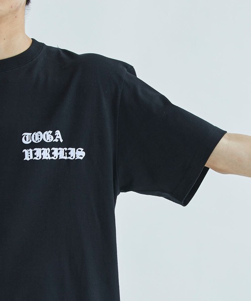 TOGA VIRILIS（トーガ ビリリース）の「Print T-shirt（Tシャツ/カットソー・メンズ・ホワイト/ブラック/ネイビー・46/48）」の17枚目の写真